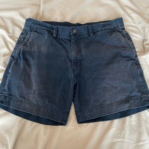 Ralph Lauren Blue Flat Front Shorts